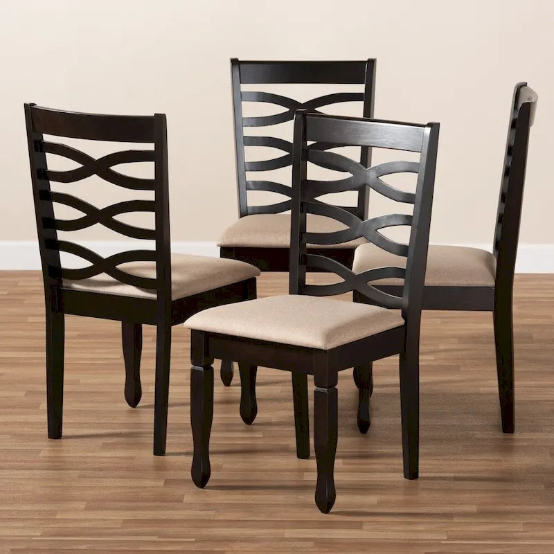Modern and Contemporary Dining Chair 4-Piece Set