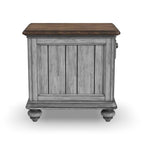 Plymouth Brown Wood Chairside Table by Flexsteel - 16 x 23 x 23