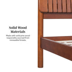 Middlebrook Designs Slatted Headboard Modern King Bed