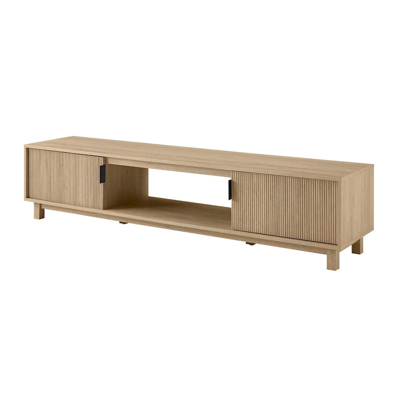 Middlebrook Designs Modern 70-inch Fluted-Door TV Stand