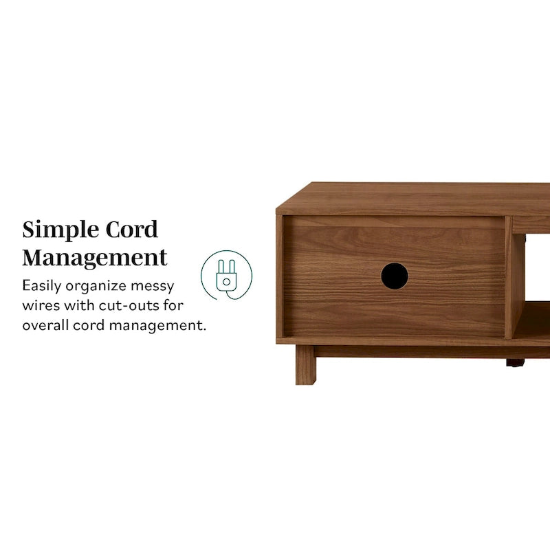 Middlebrook Designs Modern 70-inch Fluted-Door TV Stand