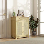 Modern Kitchen Storage Cabinet, Coffee Bar Cabinet with 2 Drawers, Doors and Adjustable Shelf