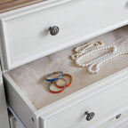 Modern 5 Drawers Dresser 5 Drawers Cabinet,Chest of Drawers Closet Organizers and Storage Clothes Storage Drawers Cabinet