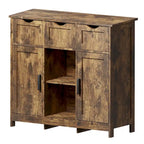 Storage Cabinets,Wooden Floor Cabinet,with Drawers and Shelves Storage Cabinets,Accent Cabinet for Living Room,Bedroom,Bathroom