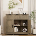 Storage Cabinets,Wooden Floor Cabinet,with Drawers and Shelves Storage Cabinets,Accent Cabinet for Living Room,Bedroom,Bathroom