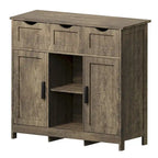 Storage Cabinets,Wooden Floor Cabinet,with Drawers and Shelves Storage Cabinets,Accent Cabinet for Living Room,Bedroom,Bathroom