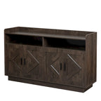 Dresser Cabinet,Buffet Sideboard Storage Cabinet,Buffet Server Console Tablestorge Cabinetsolid,Shaped Door Panels,Metal Handle