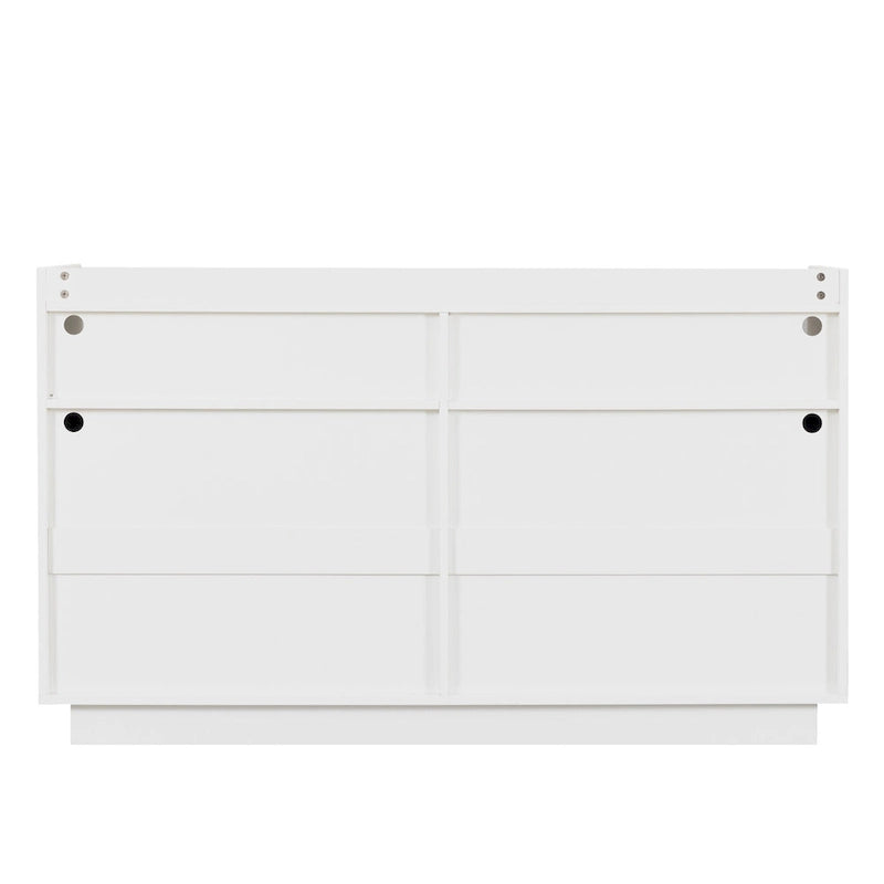 Dresser Cabinet,Buffet Sideboard Storage Cabinet,Buffet Server Console Tablestorge Cabinetsolid,Shaped Door Panels,Metal Handle