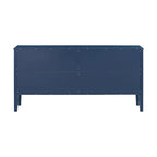 Four-Door Sideboard with Geometric Line Patterns