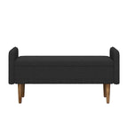 linen Fabric Storage Stool