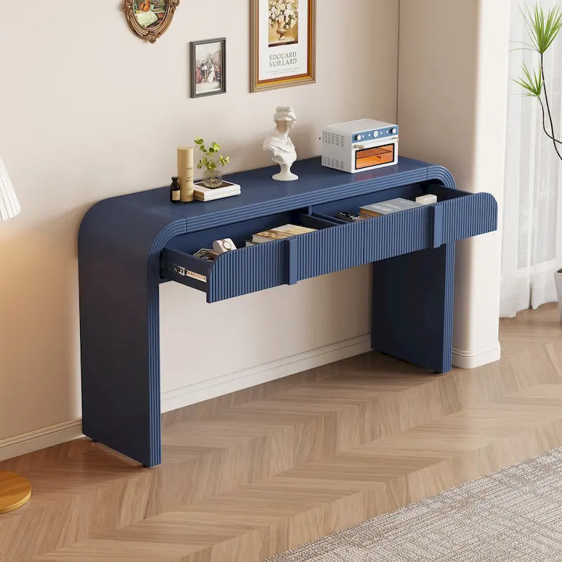 Unique Modern Rounded Silhouette Console Table