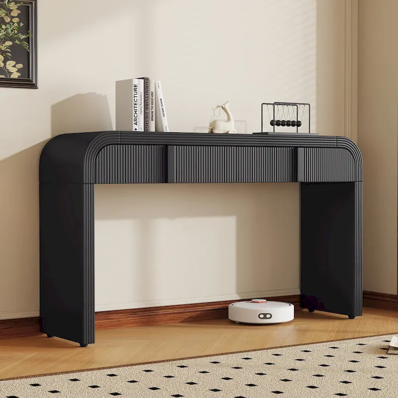Unique Modern Rounded Silhouette Console Table