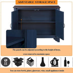 40 Dresser Table with Adjustable Storage Shelves