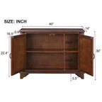 40 Dresser Table with Adjustable Storage Shelves