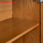 Sideboard Buffet Cabinet with Storage, Rustic Storage Cabinet for Entryway, Hallway, Living Room, Dining Room, Bedroom