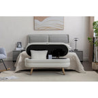 Velvet Fabric Storage Bench