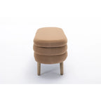 Velvet Fabric Storage Bench
