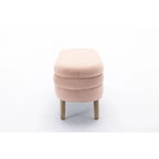 Velvet Fabric Storage Bench