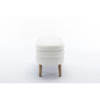 Velvet Fabric Storage Bench