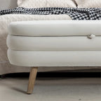Storage Bench Bedroom Bench With Wood Legs For Living Room Bedroom