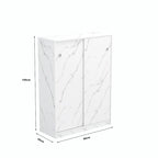 Marble Shoe Cabient With Sliding Door Have 6 Layers Can Storage At Least 30 Pairs Shoes