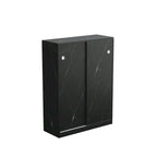 Marble Shoe Cabient With Sliding Door Have 6 Layers Can Storage At Least 30 Pairs Shoes