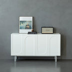 4 Door Cabinet, Modern Accent Cabinet, Sideboard Buffet Cabinet, Entryway Cabinet with Storage for Living Room, Dinning Room