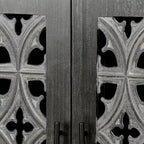 Hollow Four Door Antique Cabinet