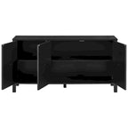 Sideboard with Curved Swirl Patterned Doors