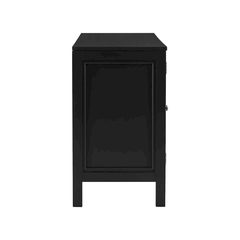 Sideboard with Curved Swirl Patterned Doors
