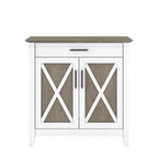 Key West Secretary Desk with Storage Cabinet by Bush Furniture