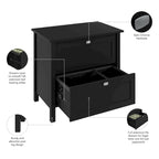 Broadview 2 Drawer Lateral File Cabinet by Bush Furniture