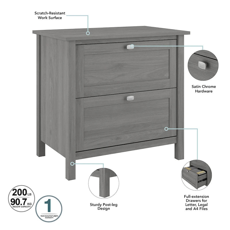 Broadview 2 Drawer Lateral File Cabinet by Bush Furniture