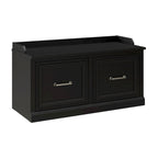 Woodland 40W Shoe Storage Bench with Doors by Bush Furniture