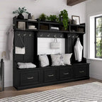 Woodland 40W Shoe Storage Bench with Doors by Bush Furniture