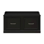 Woodland 40W Shoe Storage Bench with Doors by Bush Furniture