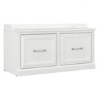Woodland 40W Shoe Storage Bench with Doors by Bush Furniture