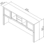 Bush Furniture Somerset Hutch for L-shaped Desk