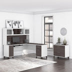 Bush Furniture Somerset Hutch for L-shaped Desk