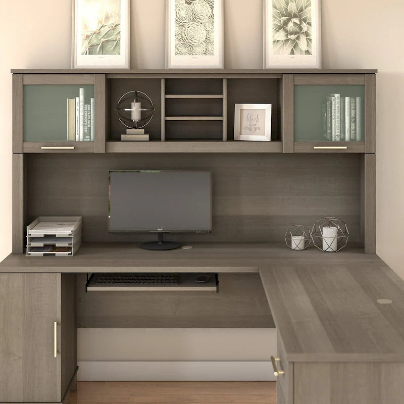 Bush Furniture Somerset Hutch for L-shaped Desk