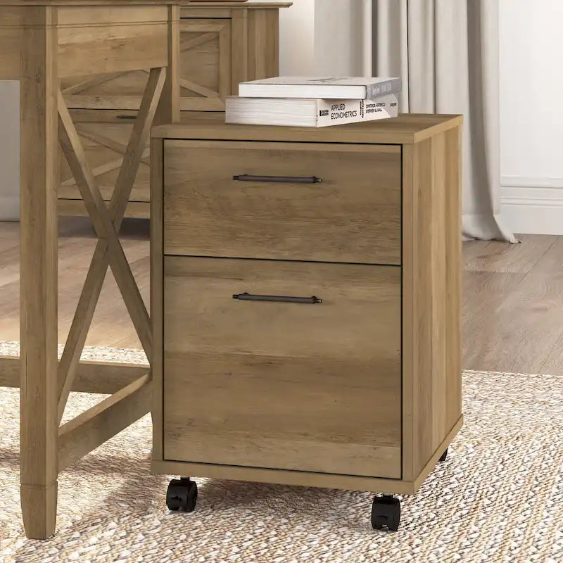 Key West 2 Drawer Mobile File Cabinet by Bush Furniture