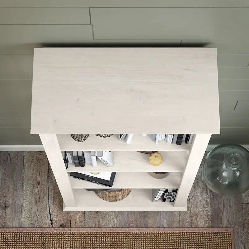 Homestead 4 Shelf Farmhouse Bookcase by Bush Furniture