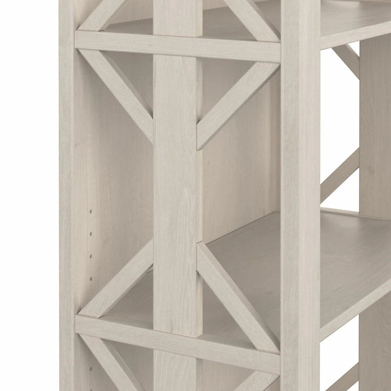 Homestead 4 Shelf Farmhouse Bookcase by Bush Furniture
