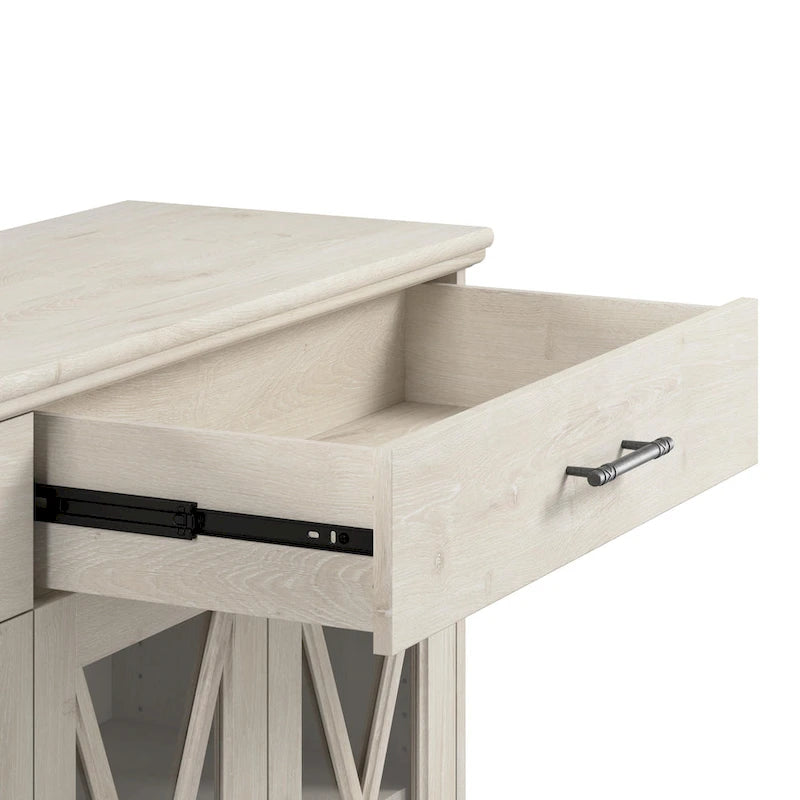 Lennox 60W Sideboard Buffet Cabinet with Drawers by Bush Furniture