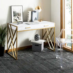 SAFAVIEH Manila Modern Dual-Tone 1-Drawer Desk