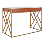 SAFAVIEH Manila Modern Dual-Tone 1-Drawer Desk