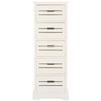 SAFAVIEH Cinda Storage 5-Drawer Cream Cabinet - 16.5 x 12.6 x 46.5 - 17Wx13Dx47H