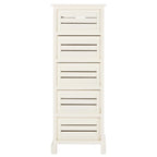 SAFAVIEH Cinda Storage 5-Drawer Cream Cabinet - 16.5 x 12.6 x 46.5 - 17Wx13Dx47H