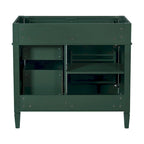 36 Bathroom Vanity without Top Sink, Modern Bathroom Storage Cabinet with 2 Drawers and a Tip-out Drawer, Solid Wood Frame