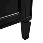 36 Bathroom Vanity without Top Sink, Modern Bathroom Storage Cabinet with 2 Drawers and a Tip-out Drawer, Solid Wood Frame